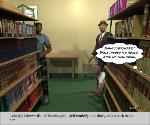3darlings Modell Nadia bei die Bibliothek Teil 4
